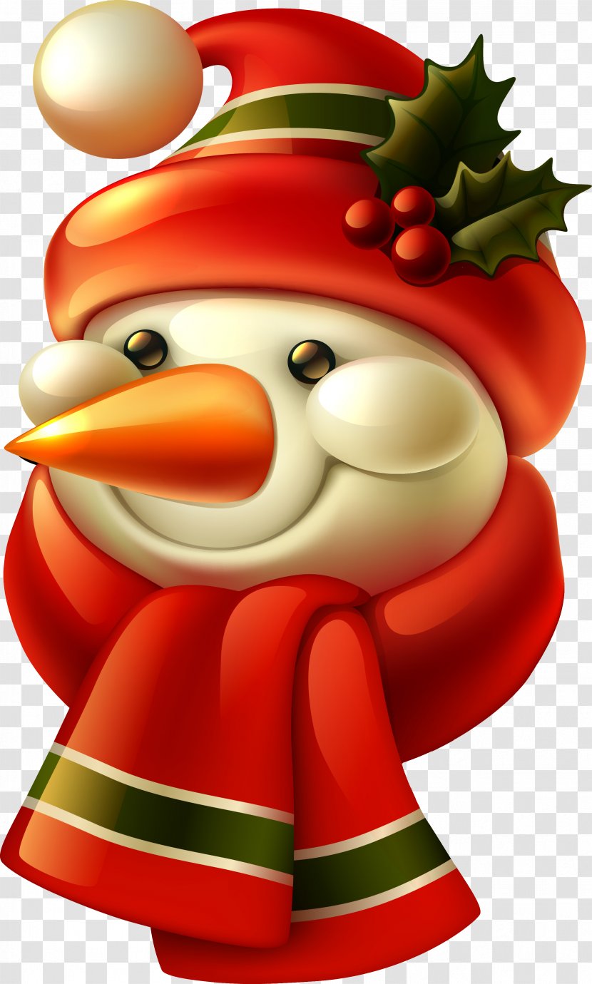 Santa Claus Candy Cane Christmas Holiday Gift - Snowman Transparent PNG