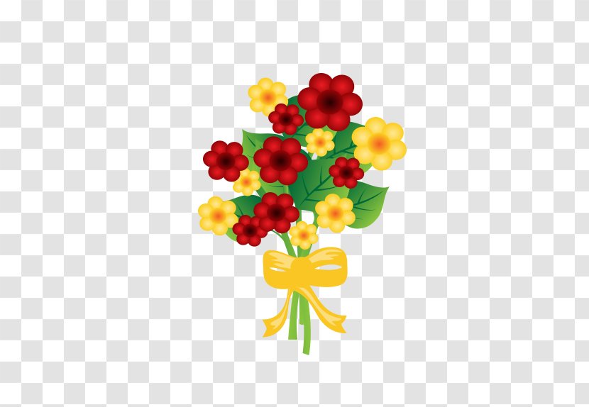 Floral Design Flower Gratis Gift - Rose Family - Bouquet Of Flowers Transparent PNG