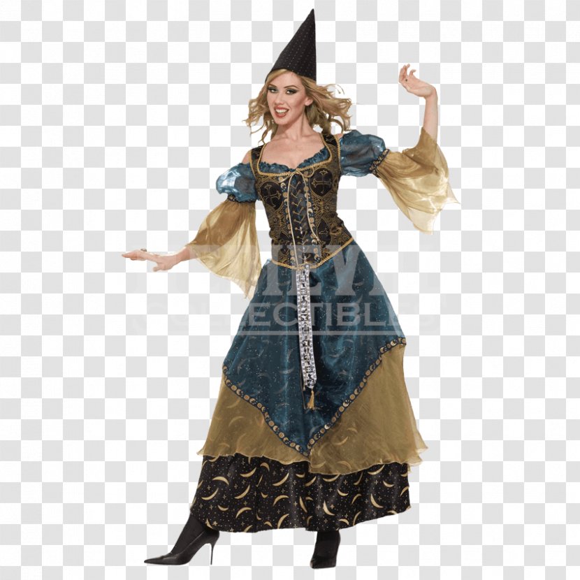 Halloween Costume Dress Party Woman - Silhouette - Medieval Women Transparent PNG