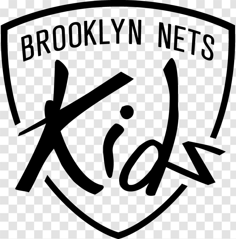2016–17 Brooklyn Nets Season NBA Brand - Black And White - Nba Transparent PNG