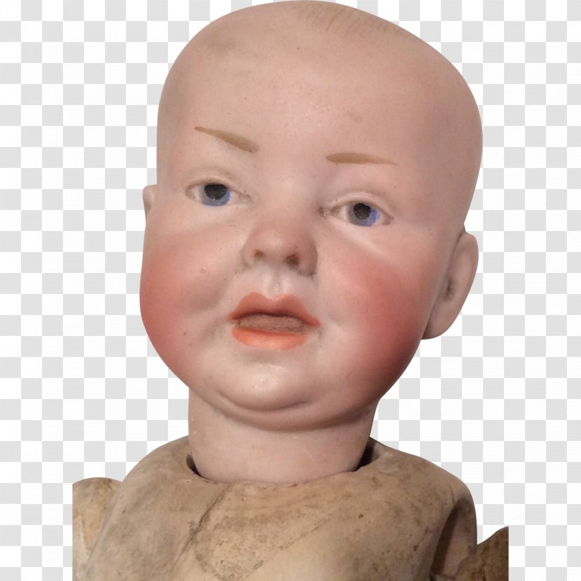 Chin Doll Head Face Infant - Mannequin - Baby Transparent PNG