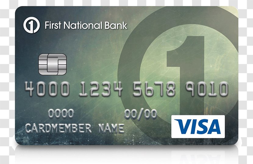 First National Bank Of Omaha Credit Card Debit Visa - Secured Loan Transparent PNG