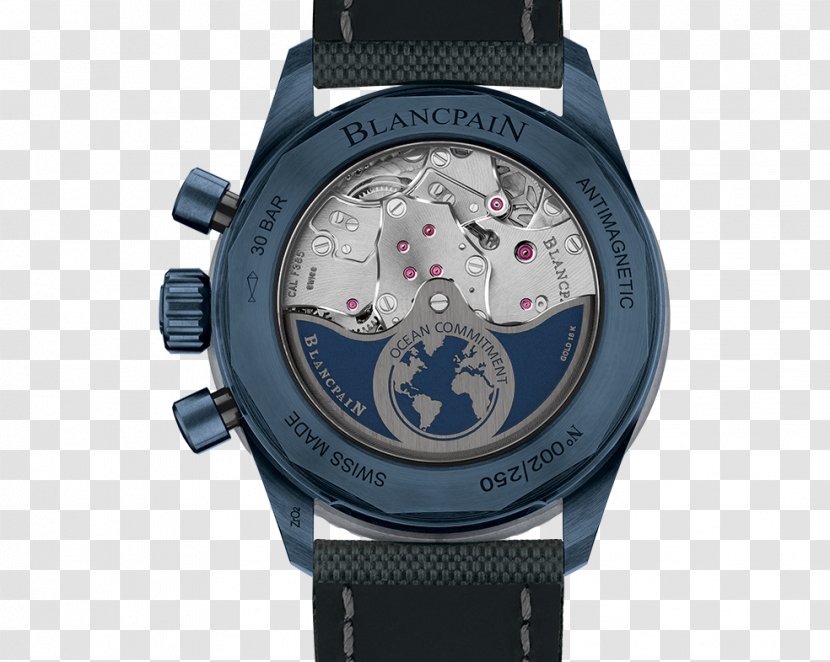 Flyback Chronograph Blancpain Fifty Fathoms Watch - Mechanical Transparent PNG