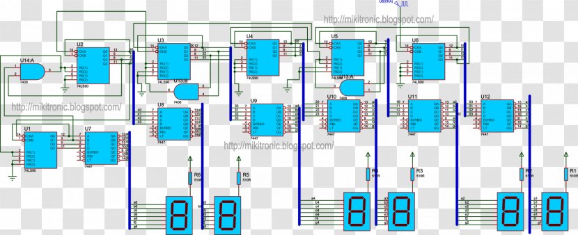 Digital Clock Data Computer Network - Contador Transparent PNG