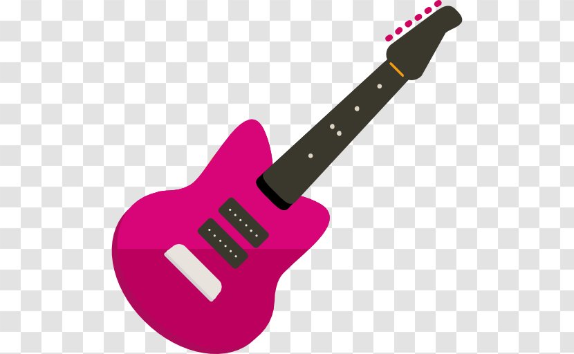 Electric Guitar Acoustic Bass - Cartoon Transparent PNG