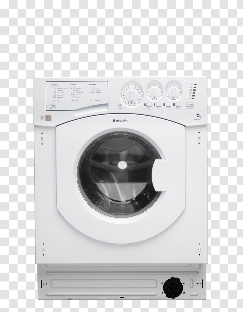 Hotpoint Washing Machines Home Appliance Laundry Transparent PNG