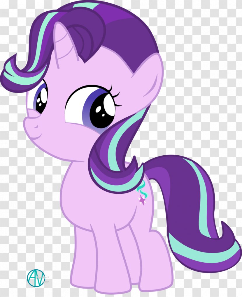 Pony Rarity Horse Filly - Purple - Star Light Transparent PNG