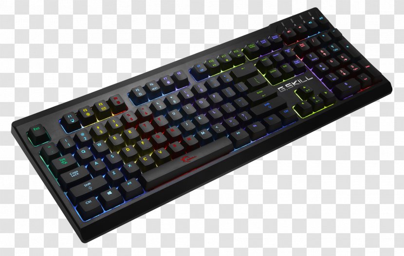 Computer Keyboard Gaming Keypad Personal Corsair Components Transparent PNG