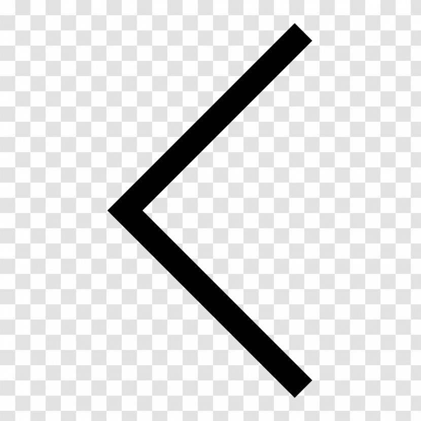 Arrow IPhone Symbol - Text Transparent PNG