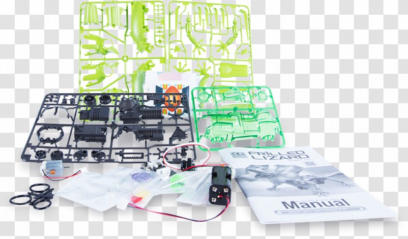 Frilled-neck Lizard Robot Kit Build Your Own Robot! - Exotic Pet Transparent PNG