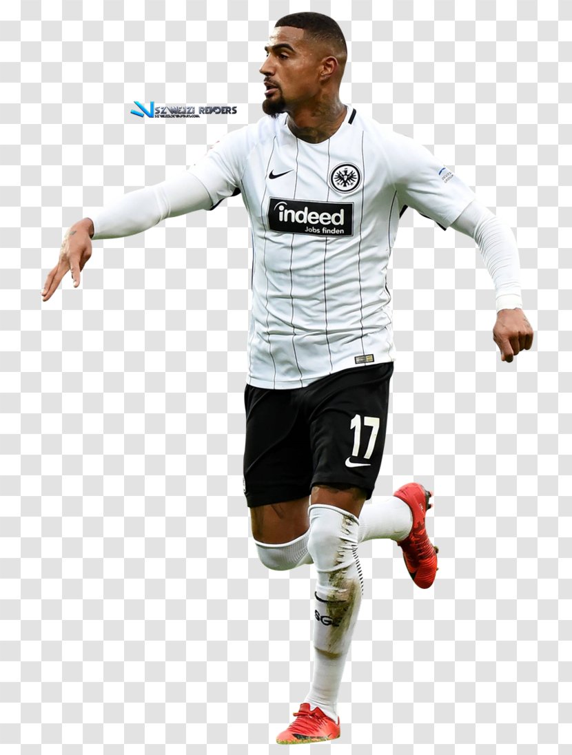 Kevin-Prince Boateng Jersey Eintracht Frankfurt Football Player - Sport Transparent PNG