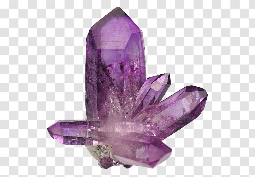 Crystal Amethyst Mineral YouTube Quartz - Youtube Transparent PNG