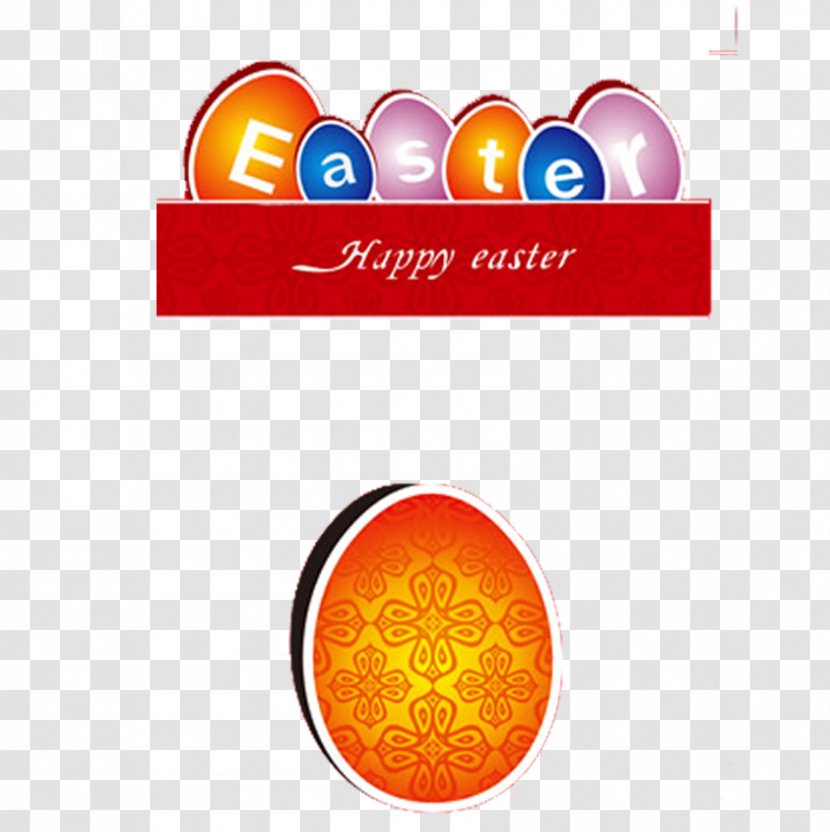 Easter Euclidean Vector Greeting Card - Red - Eggs Transparent PNG