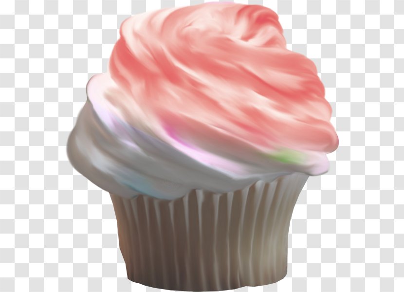 Cream Sweetness Cupcake - Toppings - Pink Dream Cones Transparent PNG