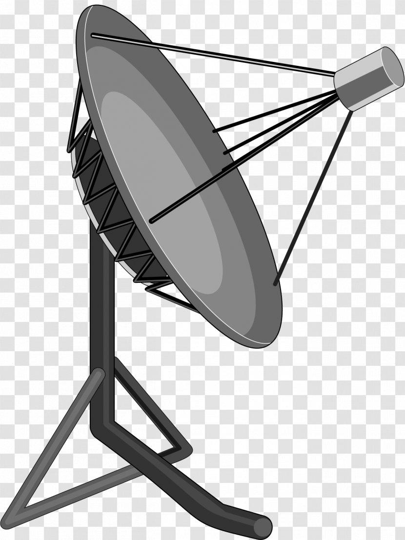 Satellite Dish Network Antenna Clip Art - Vector Painted Transparent PNG