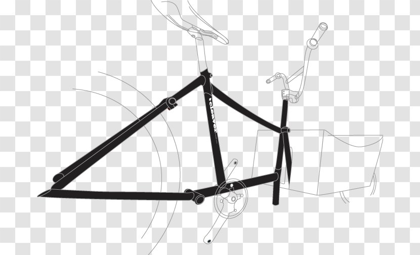 Bicycle Frames Car Angle Line Product Design - Automotive Rack Transparent PNG