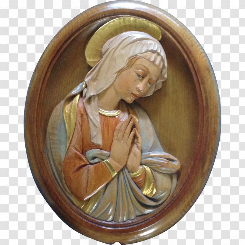 Carving - Relief - Mary Transparent PNG