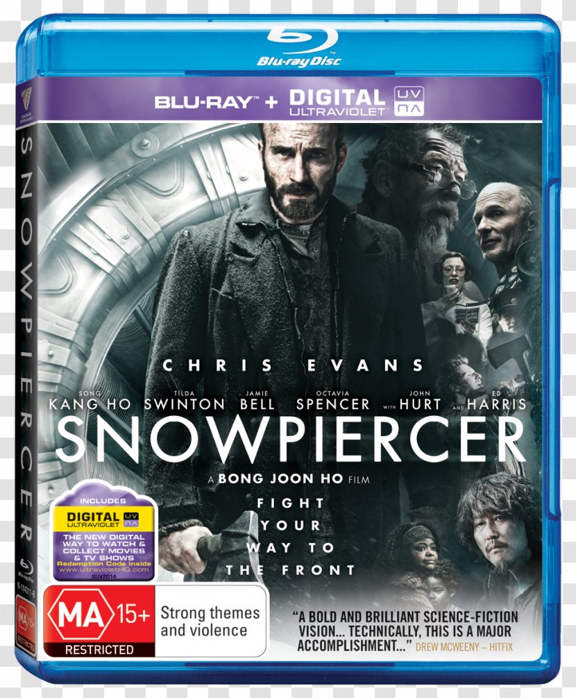 Chris Evans Snowpiercer Blu-ray Disc United States Film - Octavia Spencer Transparent PNG