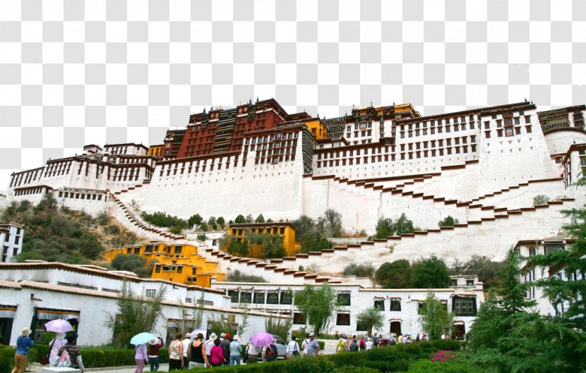Potala Palace Leh Lhasa Dalai Lama - Resorts Transparent PNG