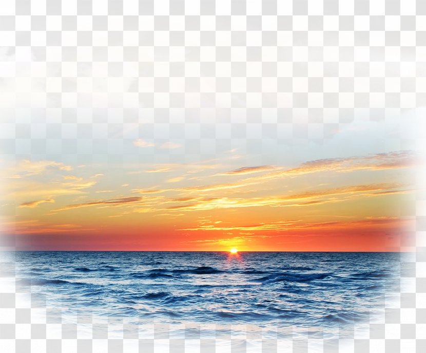 Los Oceanos (Oceans) BlackBerry Curve Sea Sunset Wallpaper - Heat - Sunrise At Vision Decoration Pictures Transparent PNG