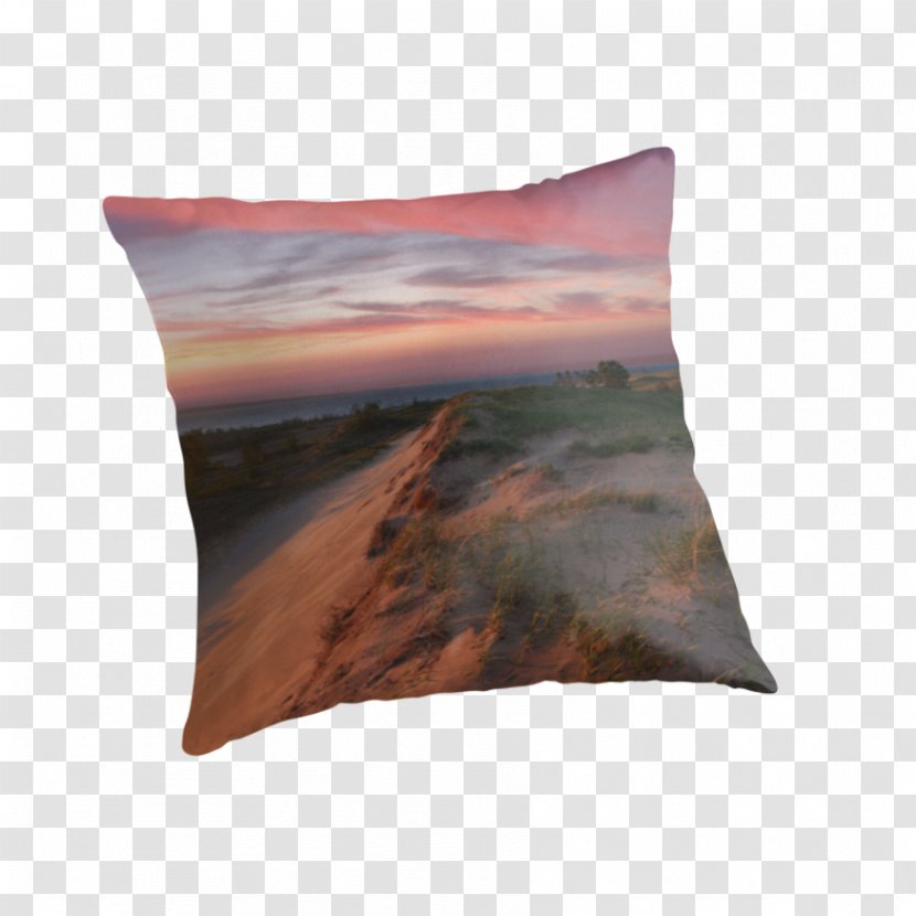 Sleeping Bear Dunes National Lakeshore Throw Pillows Cushion Michigan - Pillow Transparent PNG