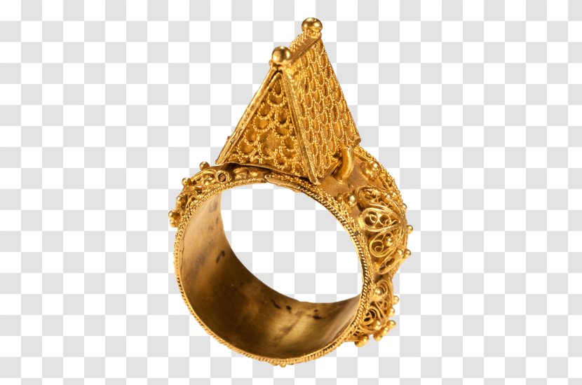 01504 Gold Bangle Brass - Jewellery Transparent PNG