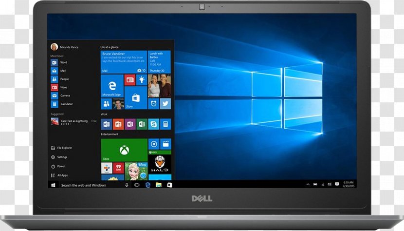 Laptop Dell Inspiron Intel Multi-core Processor - Cpu Transparent PNG