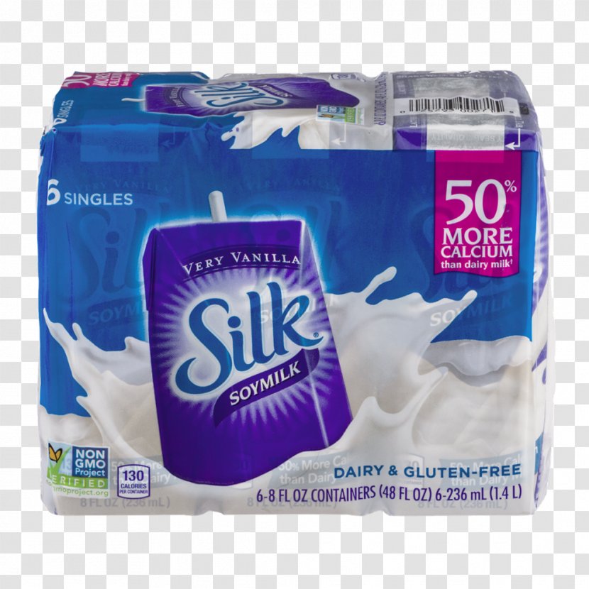 Soy Milk Silk Very Vanilla Soymilk Chocolate Ounce Transparent PNG