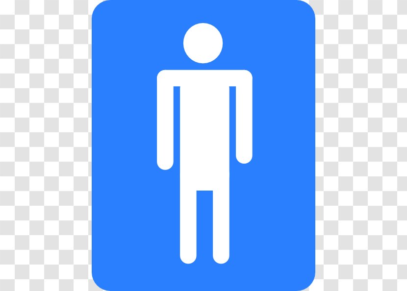 Bathroom Male Public Toilet Clip Art - Mens Sign Transparent PNG