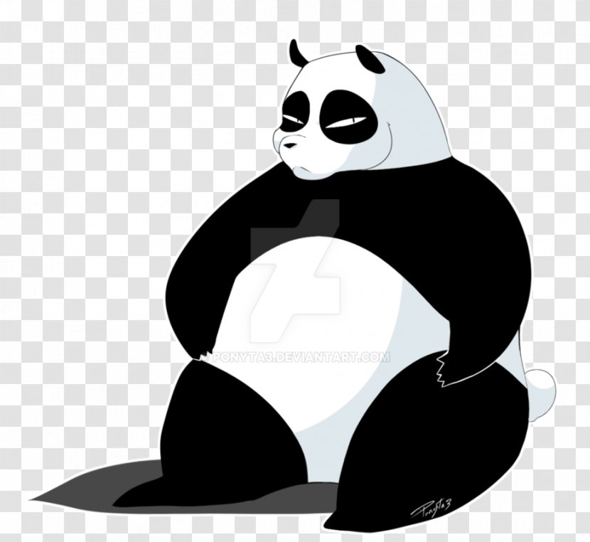 Giant Panda Genma Saotome Ranma ½ Bear Art - Silhouette Transparent PNG
