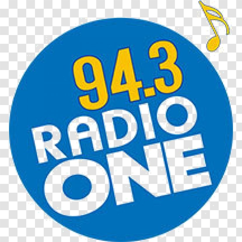 94.3 Radio One FM Broadcasting - Text Transparent PNG