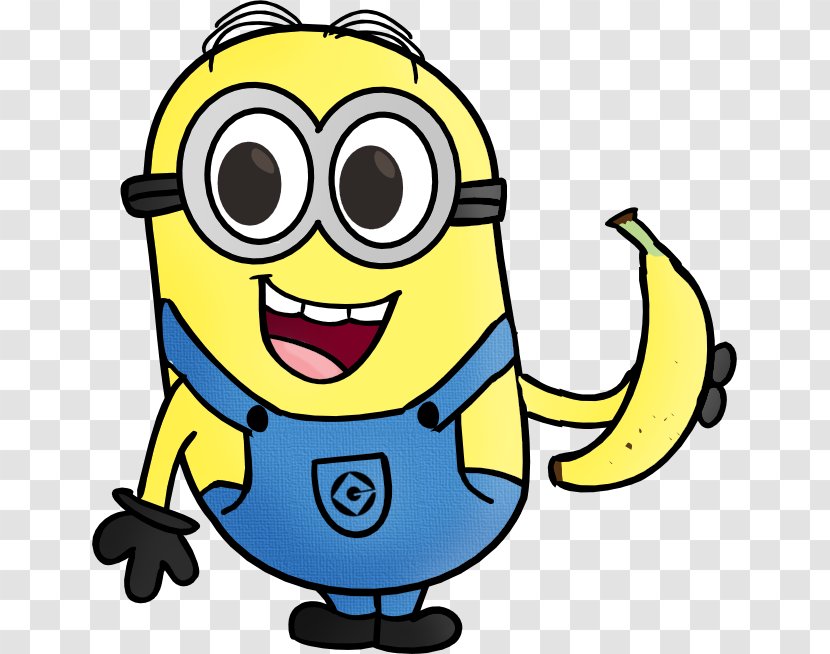 Bob The Minion Cartoon Vitruvian Man YouTube Drawing - Smile - Minions Transparent PNG