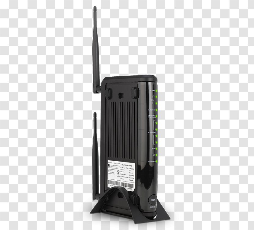 DSL Modem Actiontec Electronics Wireless Router Verizon FiOS MI424WR - Gt784wn Transparent PNG