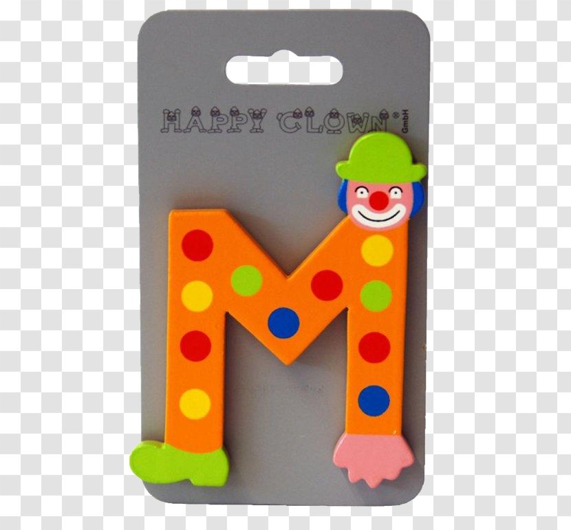 Toy Letter Clown - Moulin Roty Transparent PNG