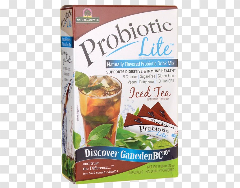 Iced Tea Energy Shot Green Flavor - Vegetarian Food Transparent PNG