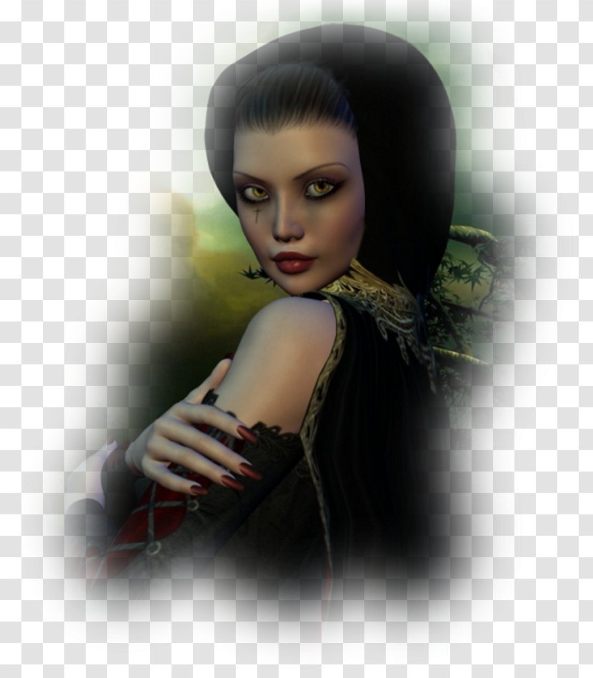 Gothic Art Drawing Photography Woman - Watercolor - Frame Transparent PNG