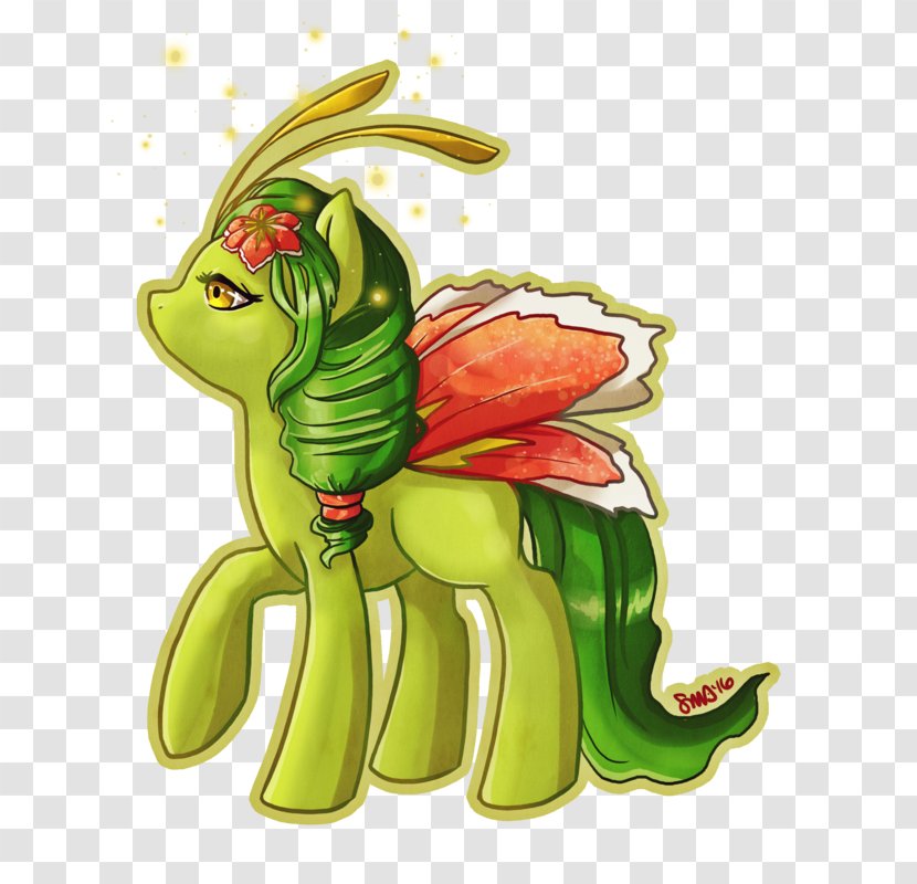 Horse Cartoon Flowering Plant Figurine - Bean Sprout Transparent PNG