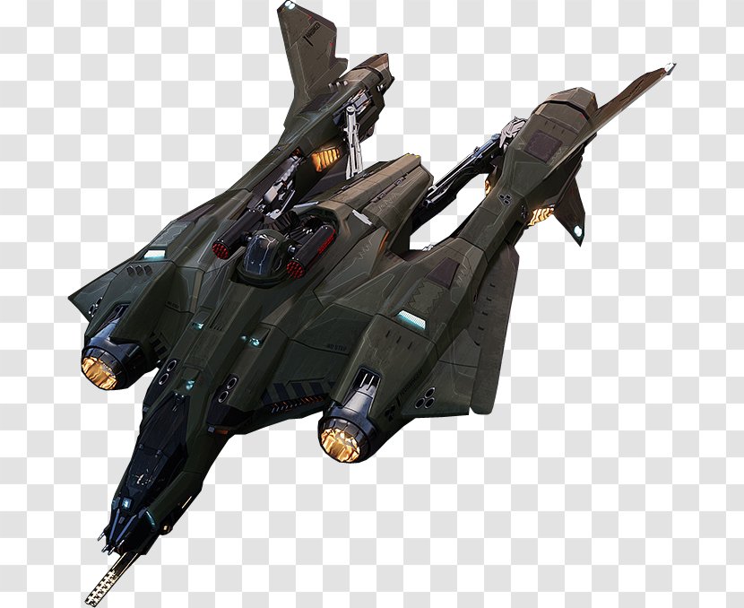 Fighter Aircraft Star Citizen Airplane Bomber Ship - Storytelling Transparent PNG