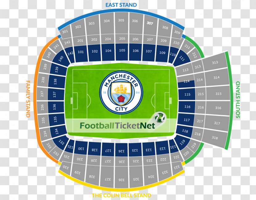 City Of Manchester Stadium F.C. Derby United - Ticket Office - Premier League Transparent PNG