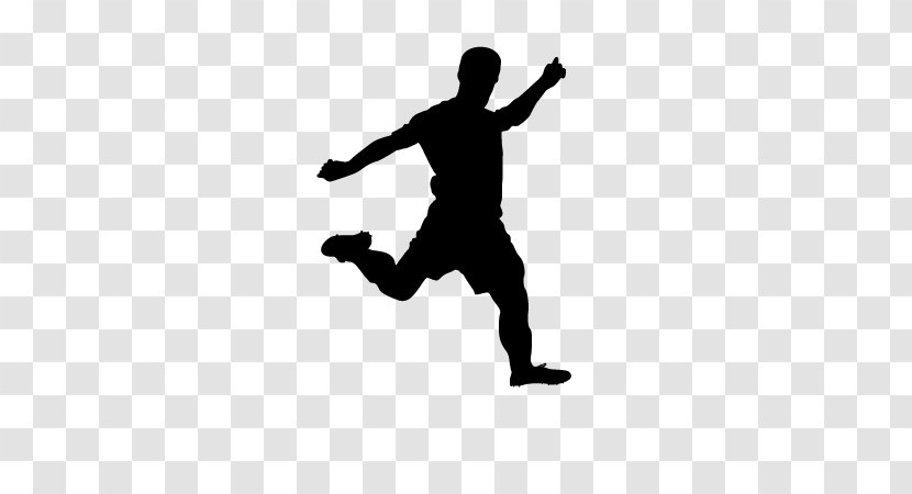 Silhouette Football Player - Atletismo Transparent PNG