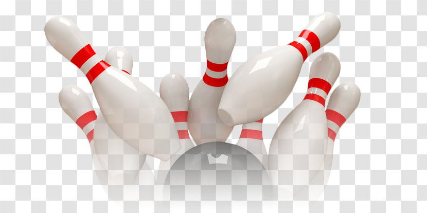 Bowling Pin Balls Strike Ten-pin - Tenpin - Alley Transparent PNG