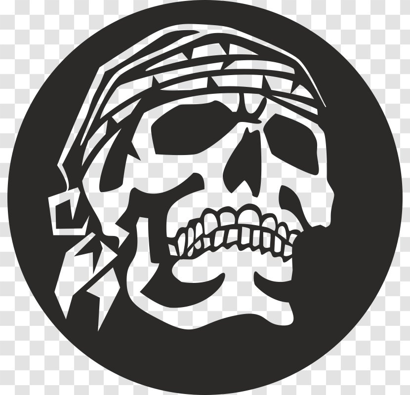 Piracy Decal I'm A Pirate - Jolly Roger - Calavera Pirata Transparent PNG