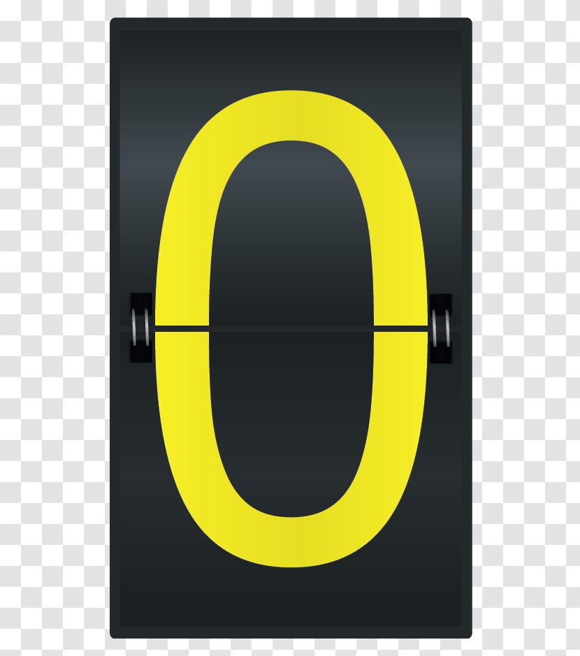 Yellow Circle Product Font - Icon - Sports Counter Number Zero Clipart Image Transparent PNG