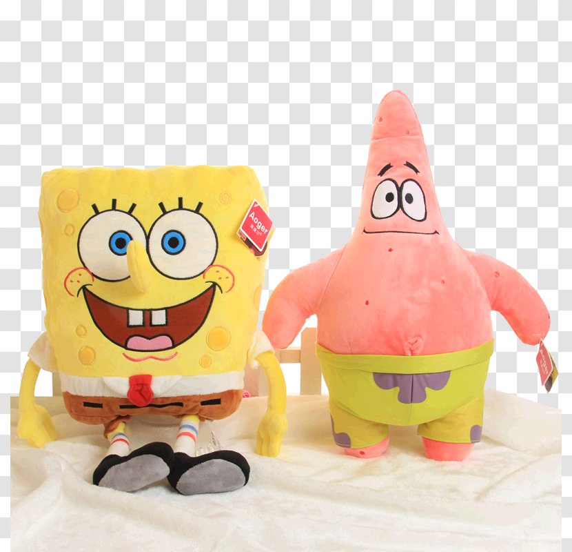 Plush Stuffed Animals & Cuddly Toys Patrick Star Doll - Figurine - Spongebob Valentine Transparent PNG
