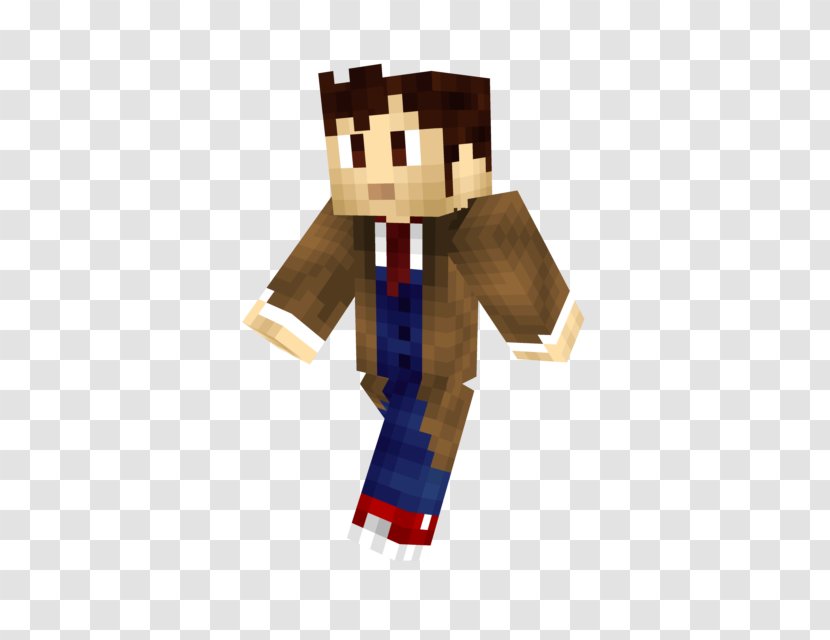 Minecraft Tenth Doctor Eleventh Twelfth - Pixel Art - Who Transparent PNG