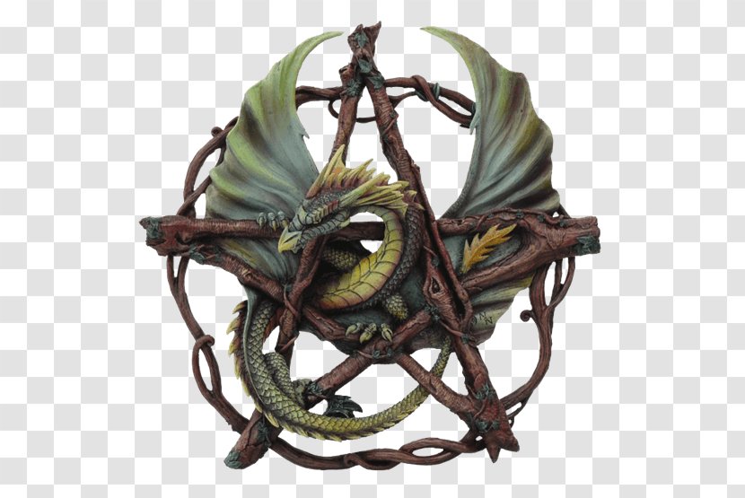 Pentagram Dragon Pentacle Wicca Magic - Art Transparent PNG