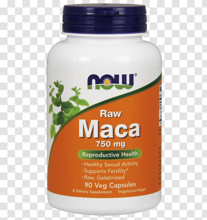 Raw Foodism Maca Vegetarian Cuisine Dietary Supplement - Now Foods - Vegetable Transparent PNG