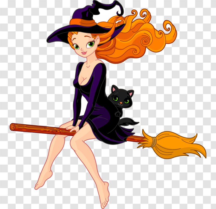 Witchcraft Broom Clip Art - Cartoon - Household Cleaning Supply Transparent PNG