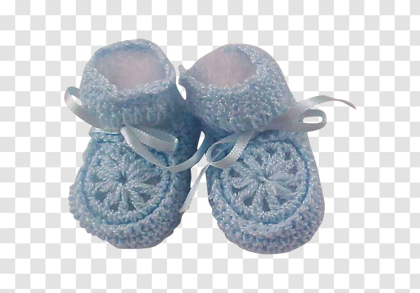Slipper Crochet Shoe Wool - Kitsch Couture Transparent PNG