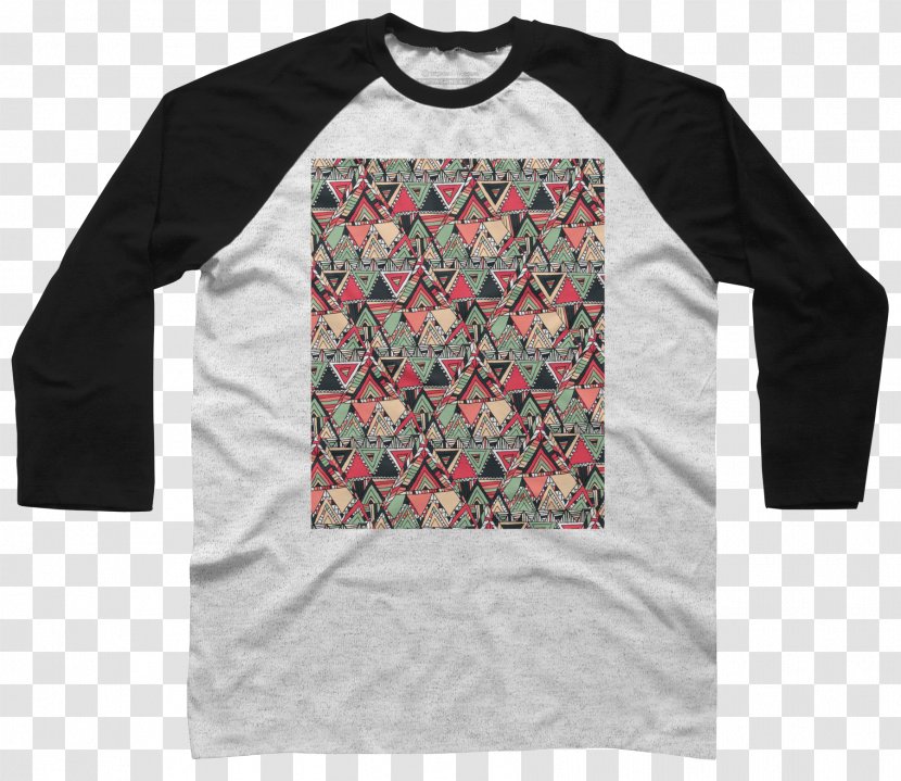 T-shirt Raglan Sleeve Amazon.com Top - Longsleeved Tshirt - Boho Pattern Transparent PNG